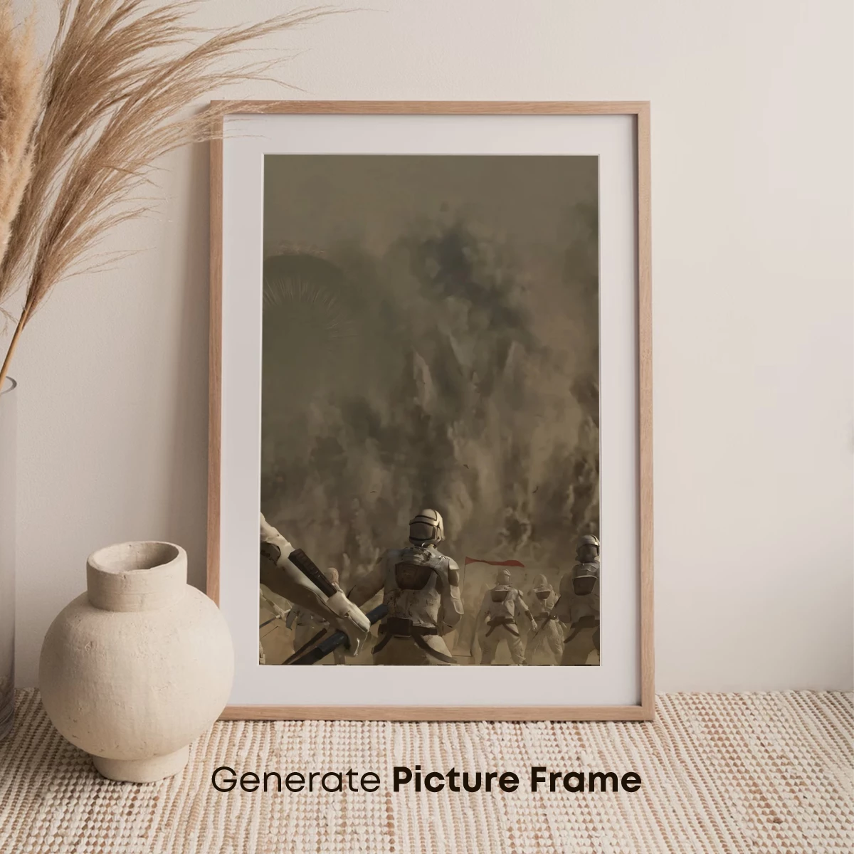 Desert Crusaders: Futuristic Knights in Dust Storm - Image 7