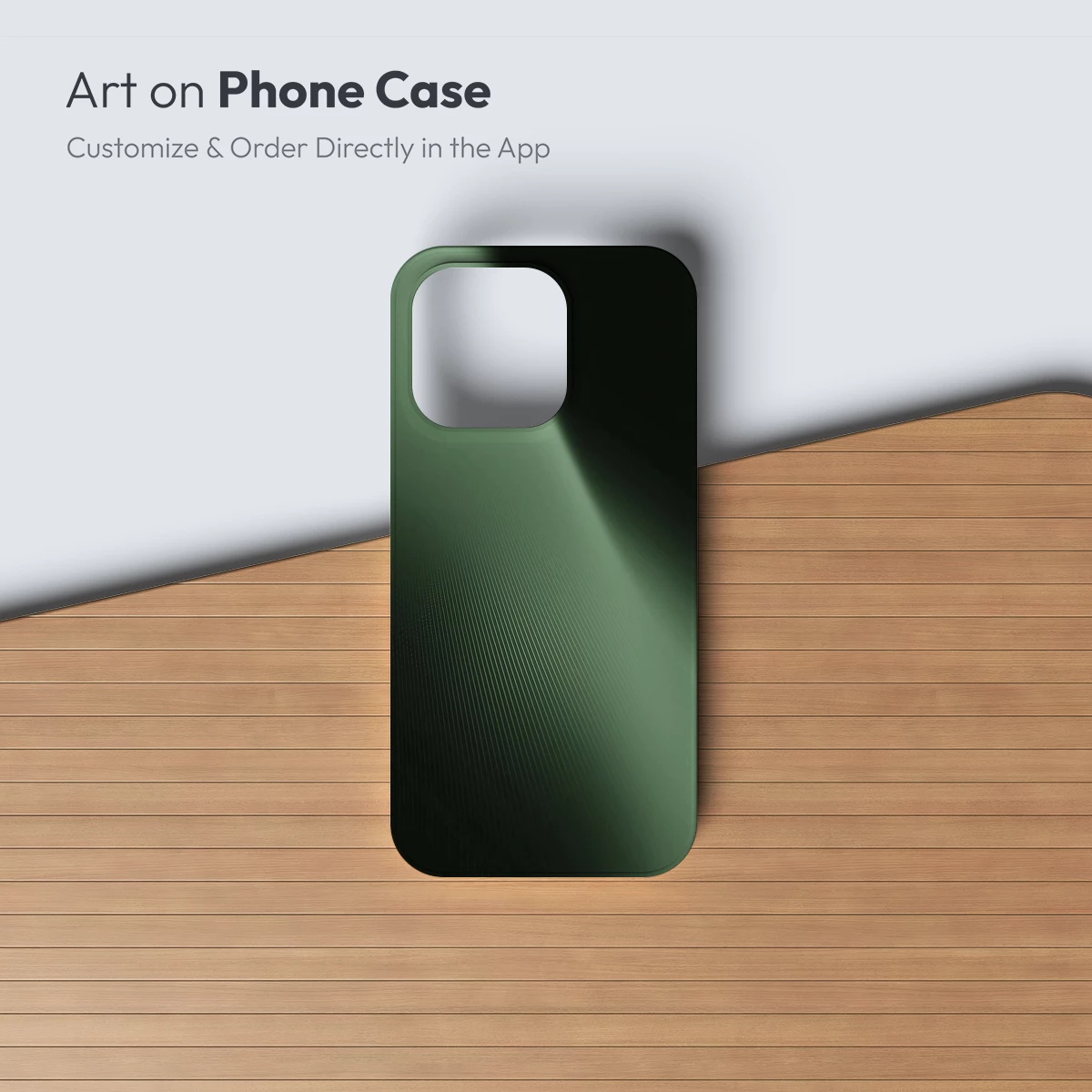 Ethereal Green Gradient: A Symphony of Light and Shadow - Image 3