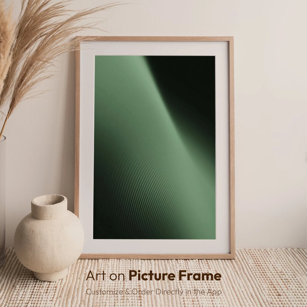 Ethereal Green Gradient: A Symphony of Light and Shadow - Image 7