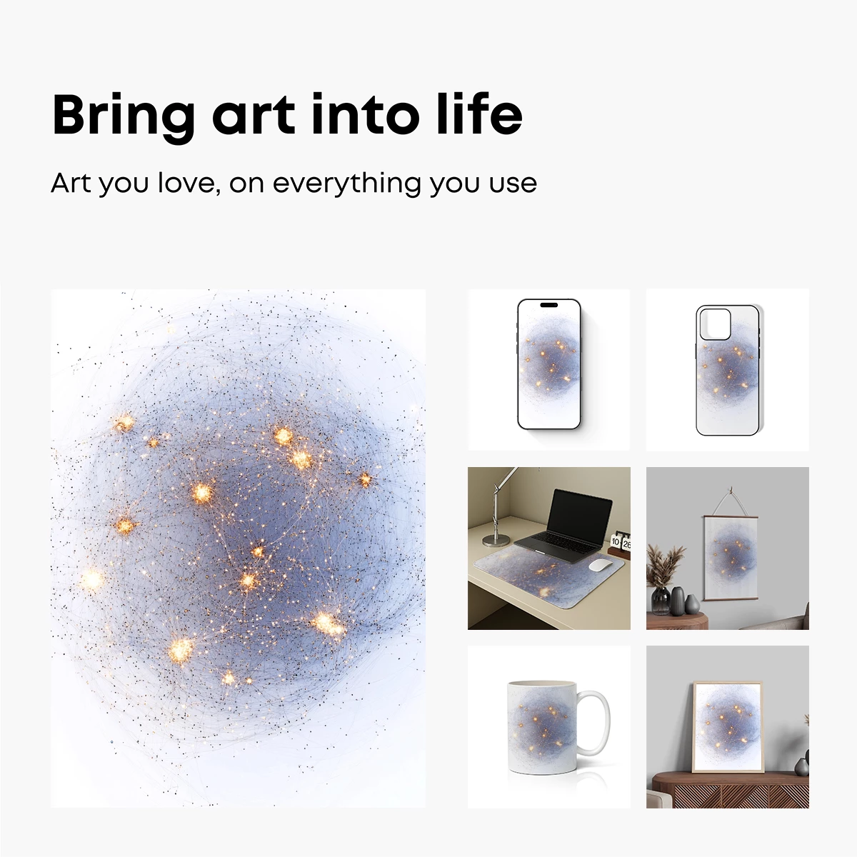 Cosmic Web of Light: A Celestial Network - Image 2