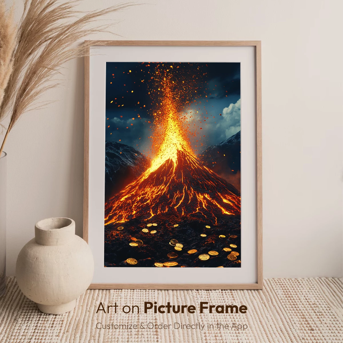 Erupting Volcano of Golden Coins - Image 7