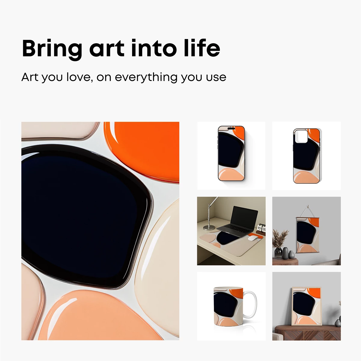 Abstract Color Pools: Modern Minimalist Palette - Image 2