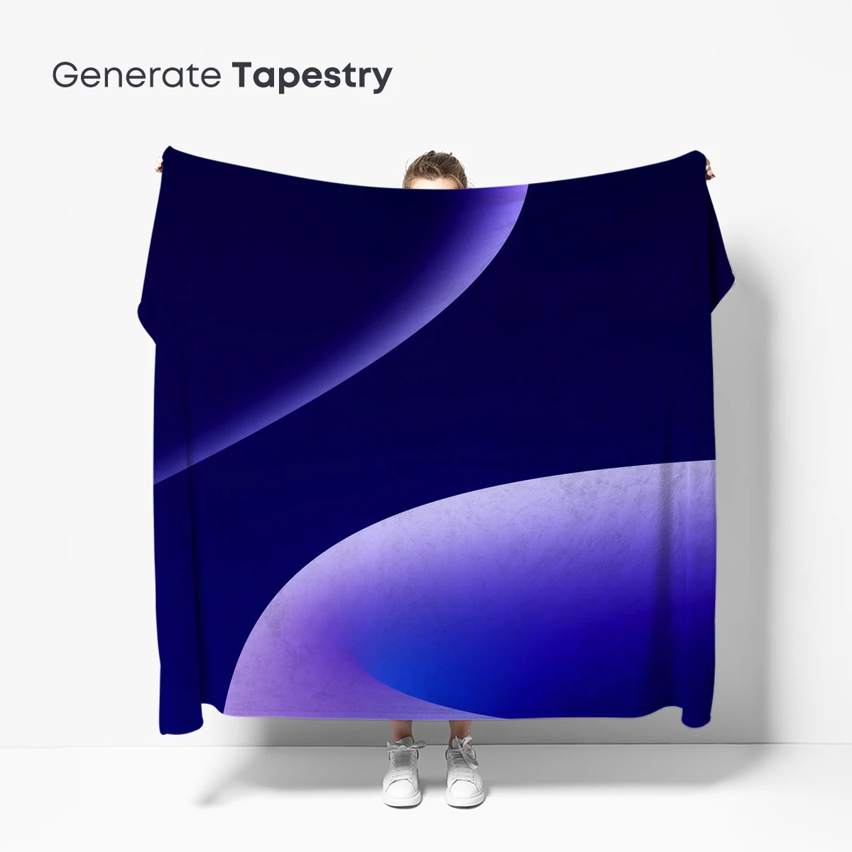 Ethereal Blue Curves: A Dance of Light and Shadow - Image 5