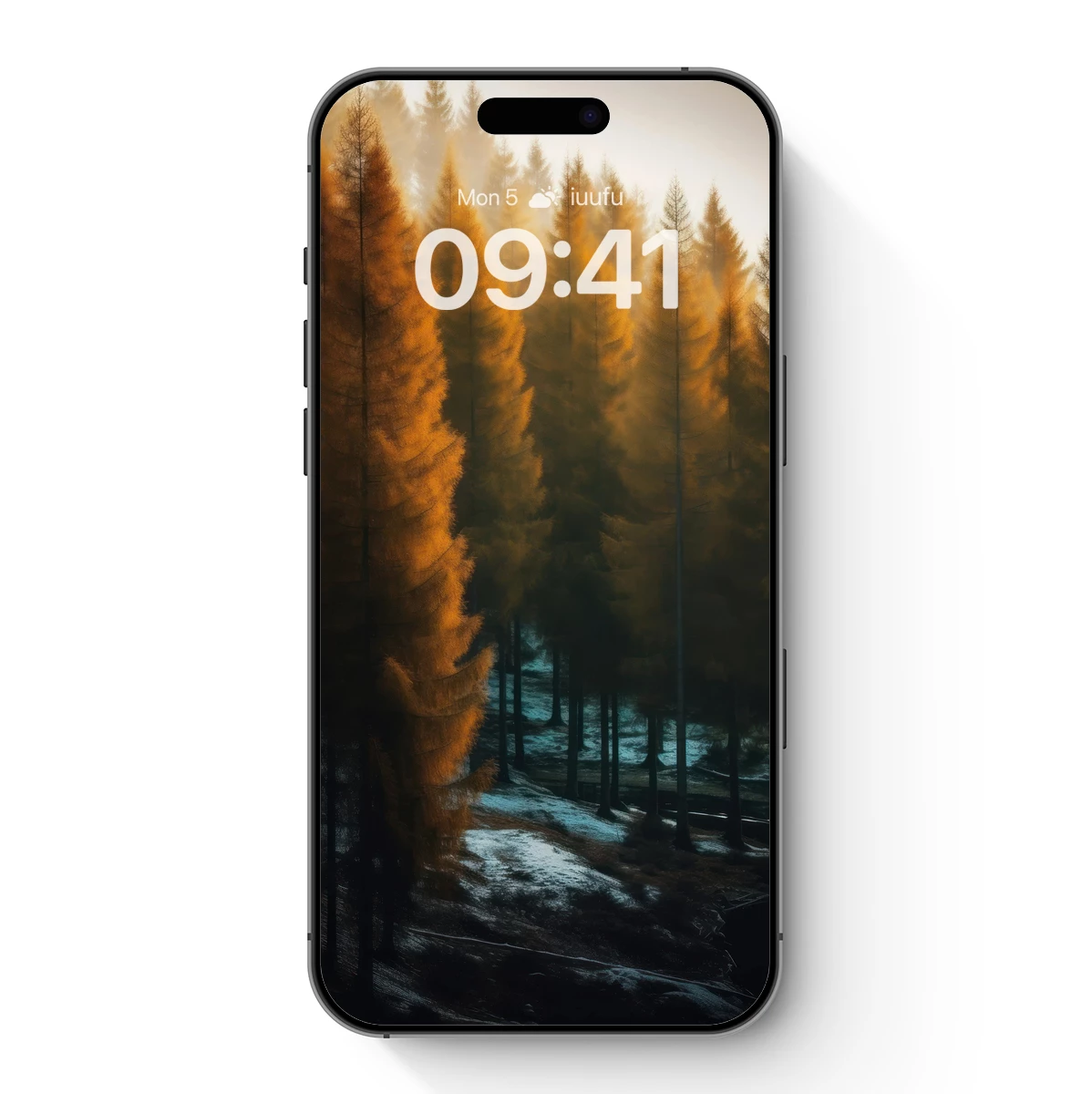 Golden Dawn in the Misty Forest