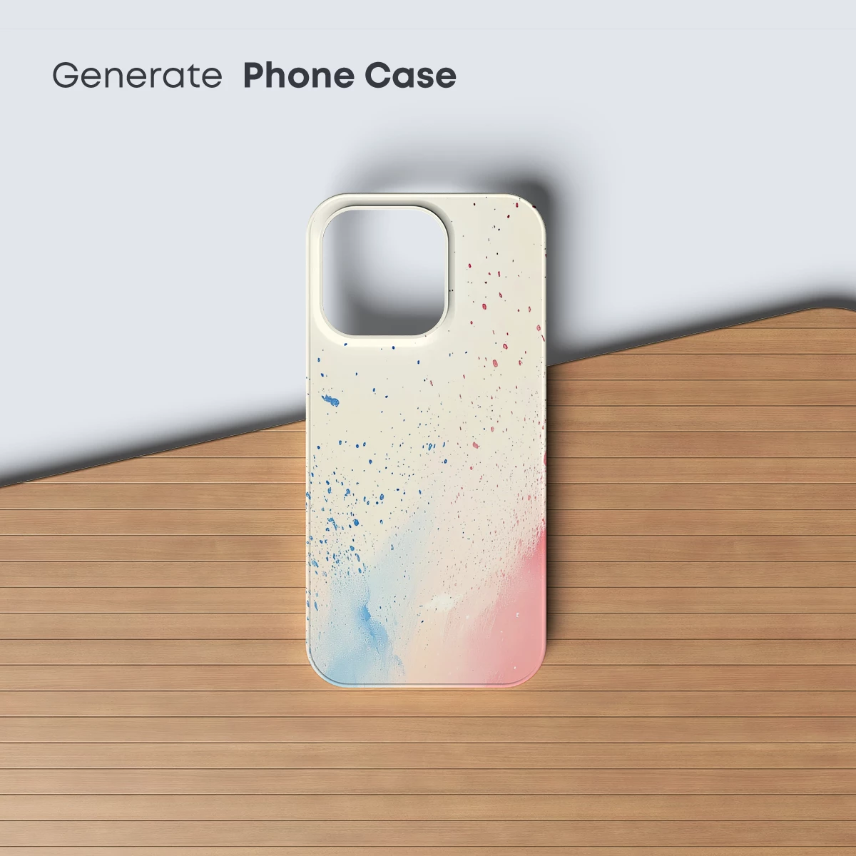 Abstract Splash: Blue and Red Harmony - Image 3