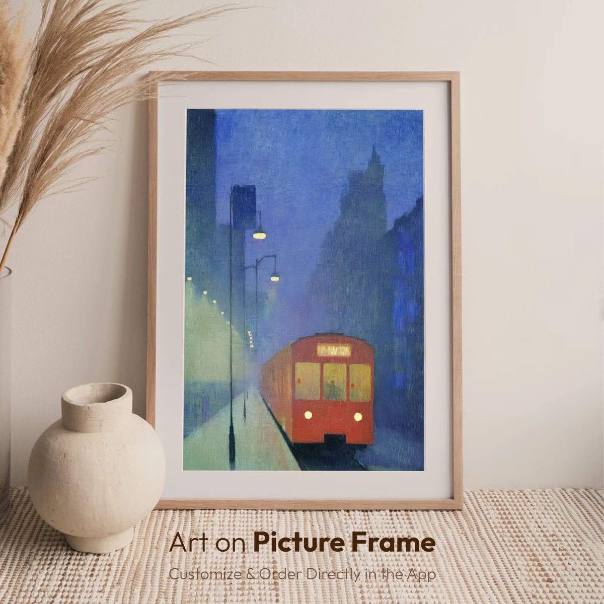Foggy Night Tram: Urban Mystery - Image 7