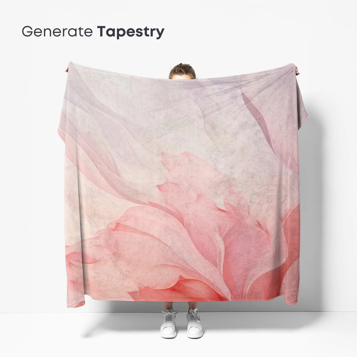 Ethereal Silk Symphony: Blush and Mist - Image 5