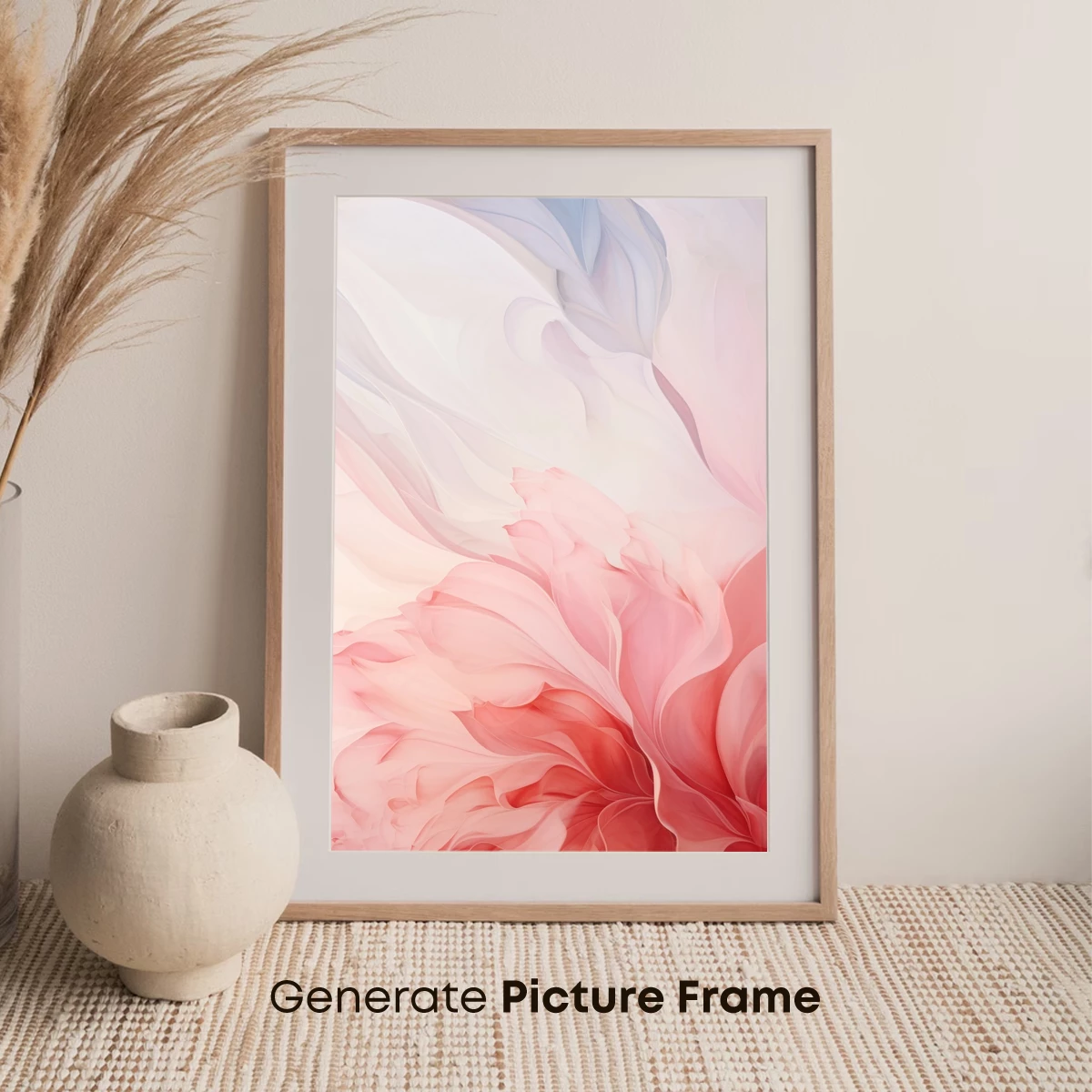 Ethereal Silk Symphony: Blush and Mist - Image 7