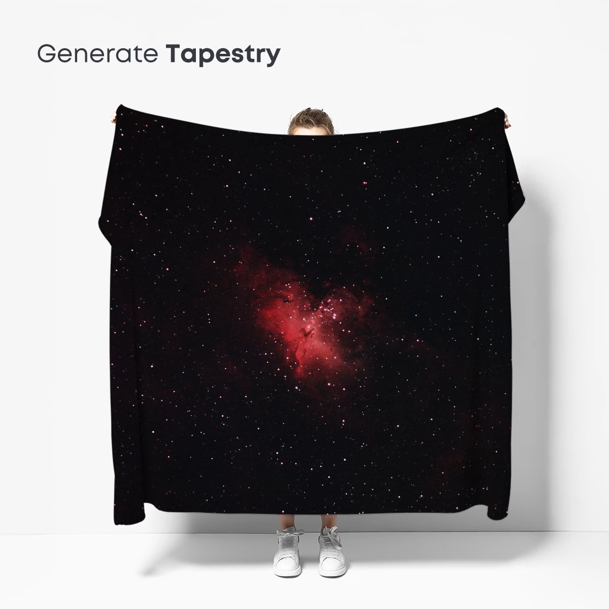 Cosmic Ember: A Celestial Nebula's Fiery Dance - Image 5