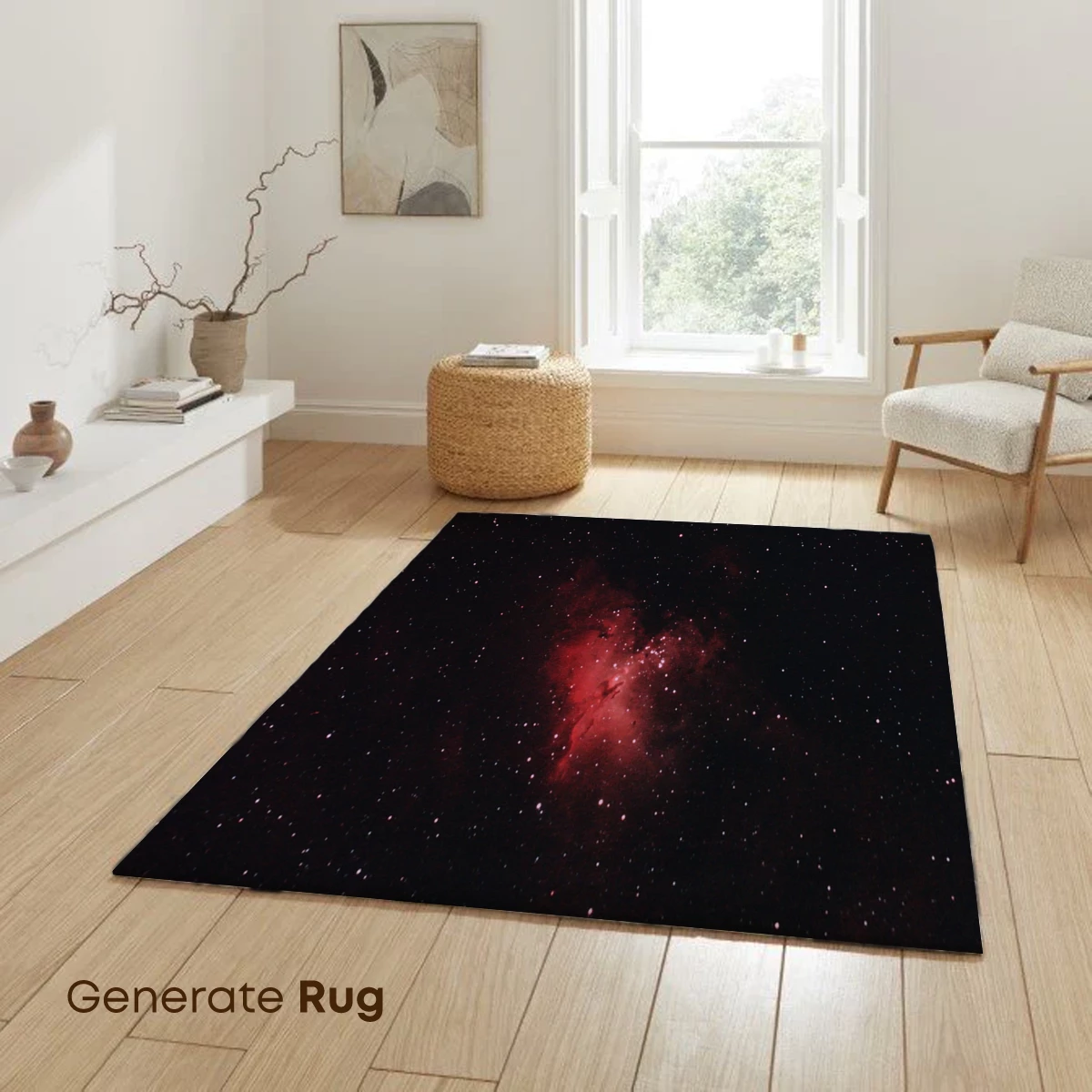 Cosmic Ember: A Celestial Nebula's Fiery Dance - Image 6