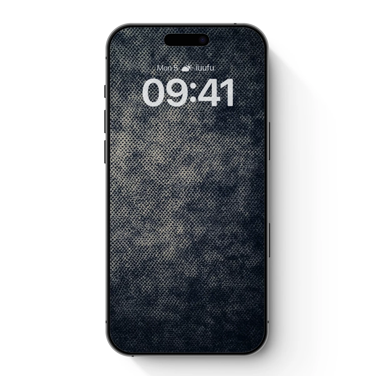 Denim Weave Symphony: Textured Indigo Elegance