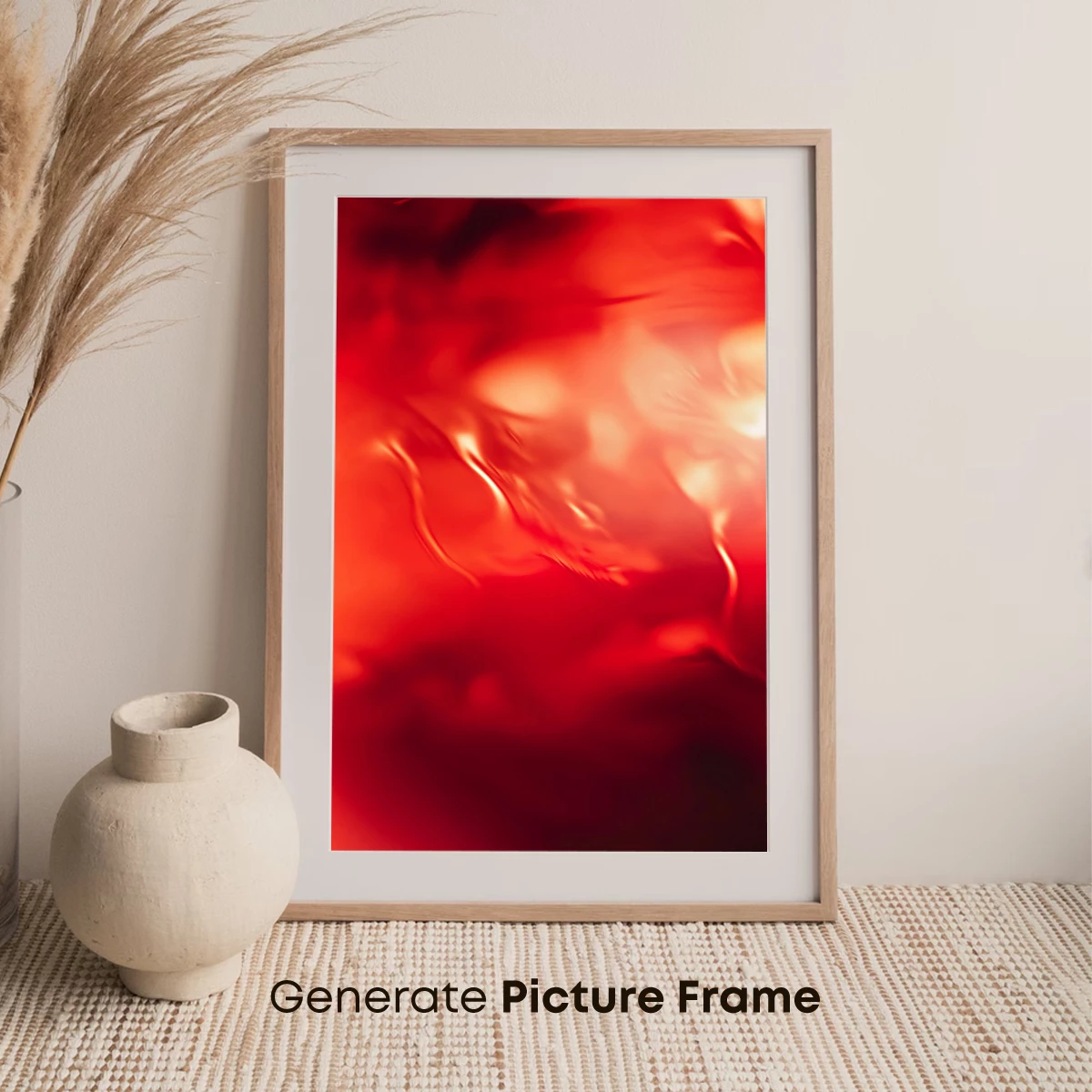 Crimson Whispers: Abstract Fluid Art - Image 7