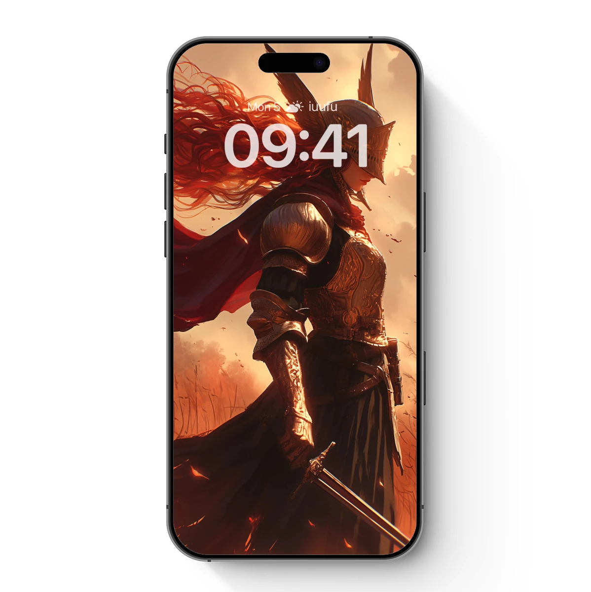 Epic Knight in Golden Armor: Sunset Valor