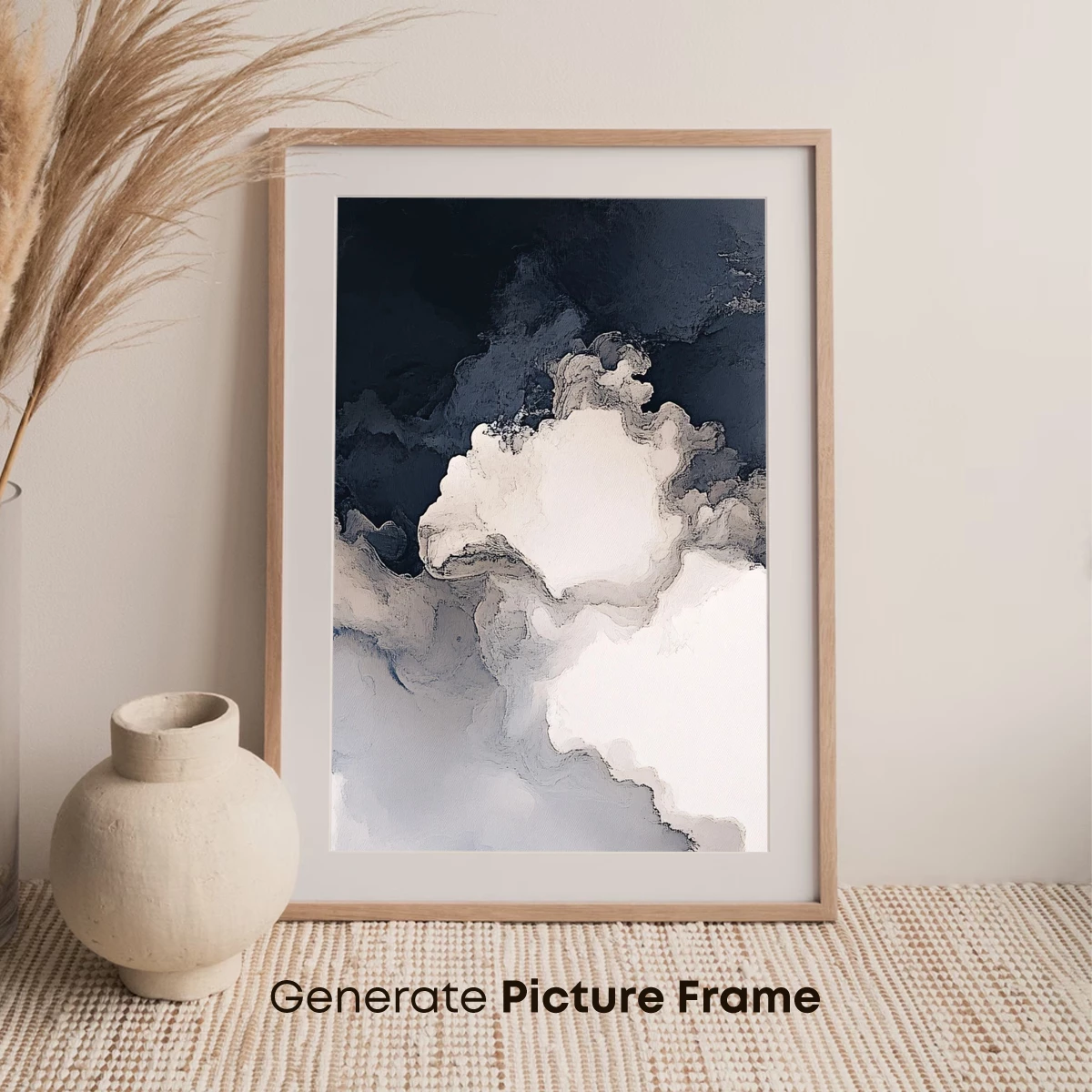 Ethereal Cloudscapes: Monochrome Mystery - Image 7
