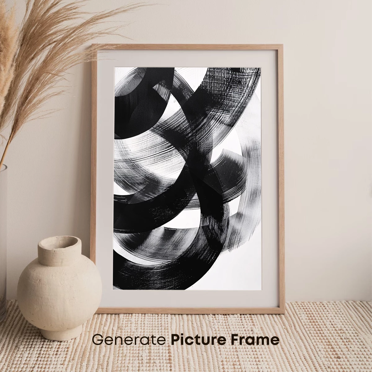 Dynamic Brushstroke Symphony: Abstract Flow - Image 7