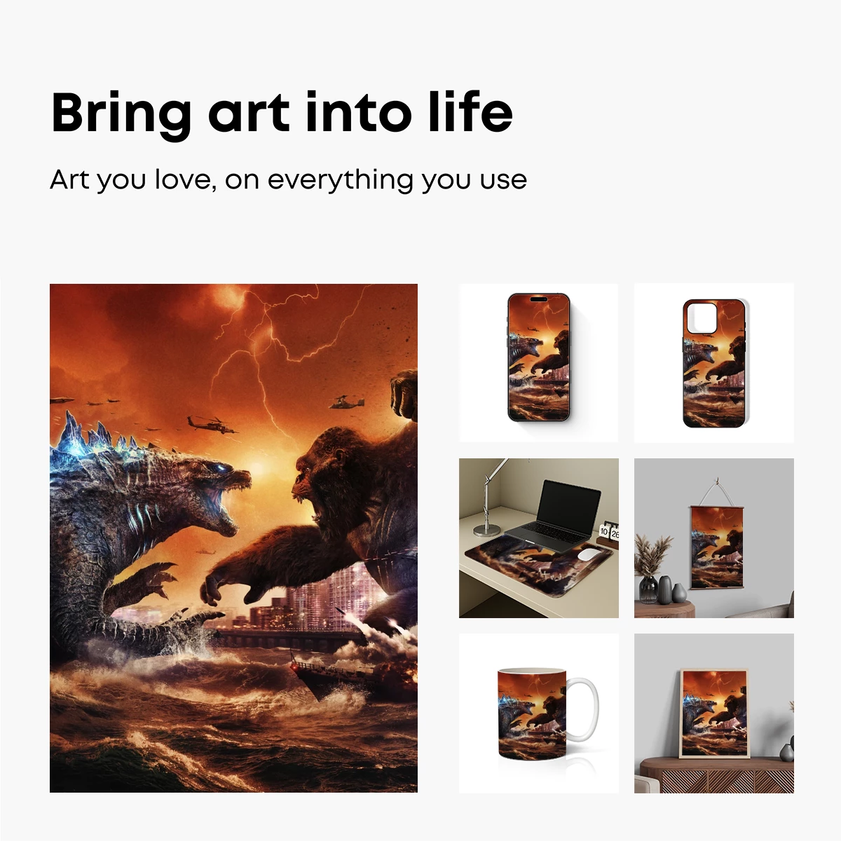 Godzilla vs. Kong: Titans Clash in Urban Chaos - Image 2