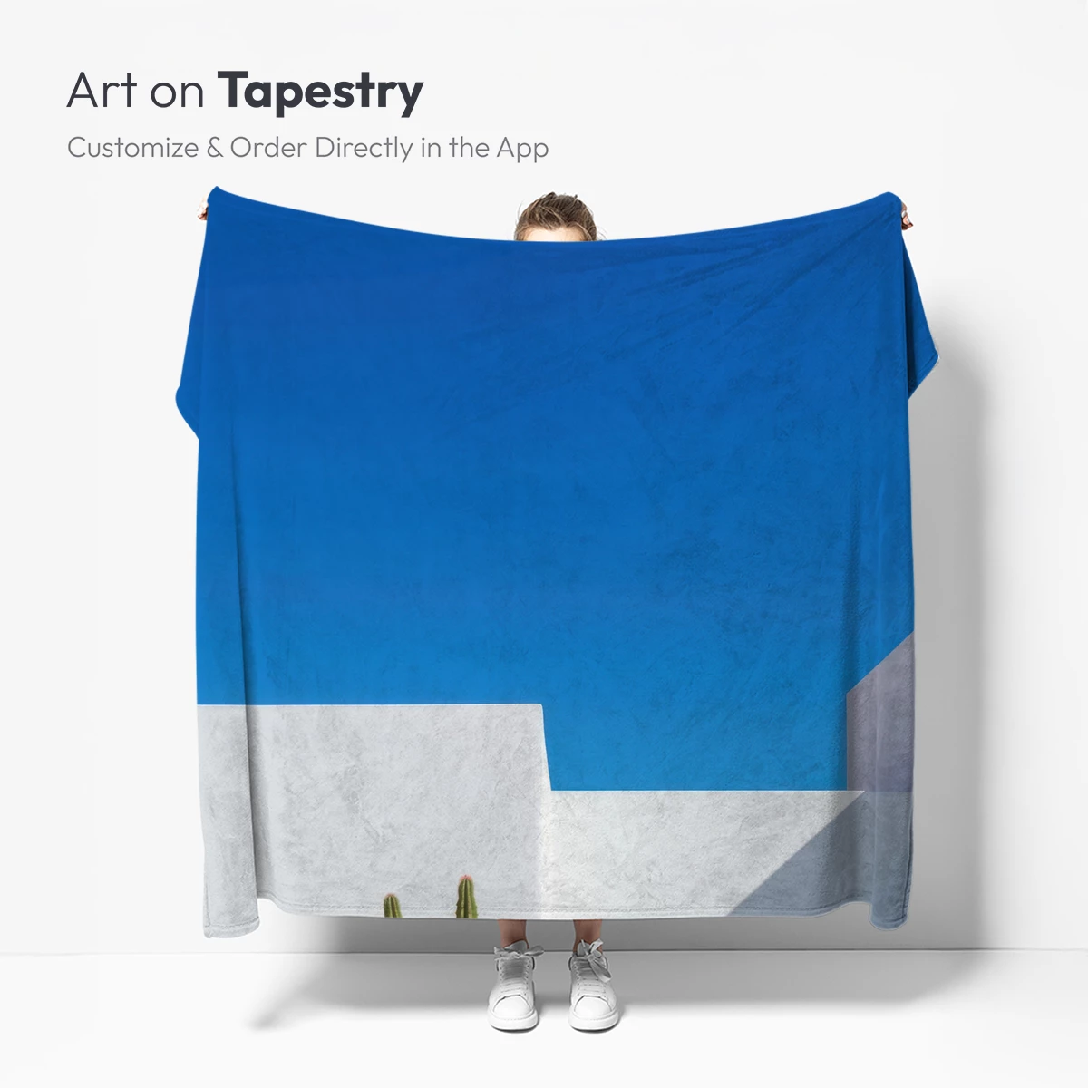 Cacti in Minimalist White Oasis - Image 5