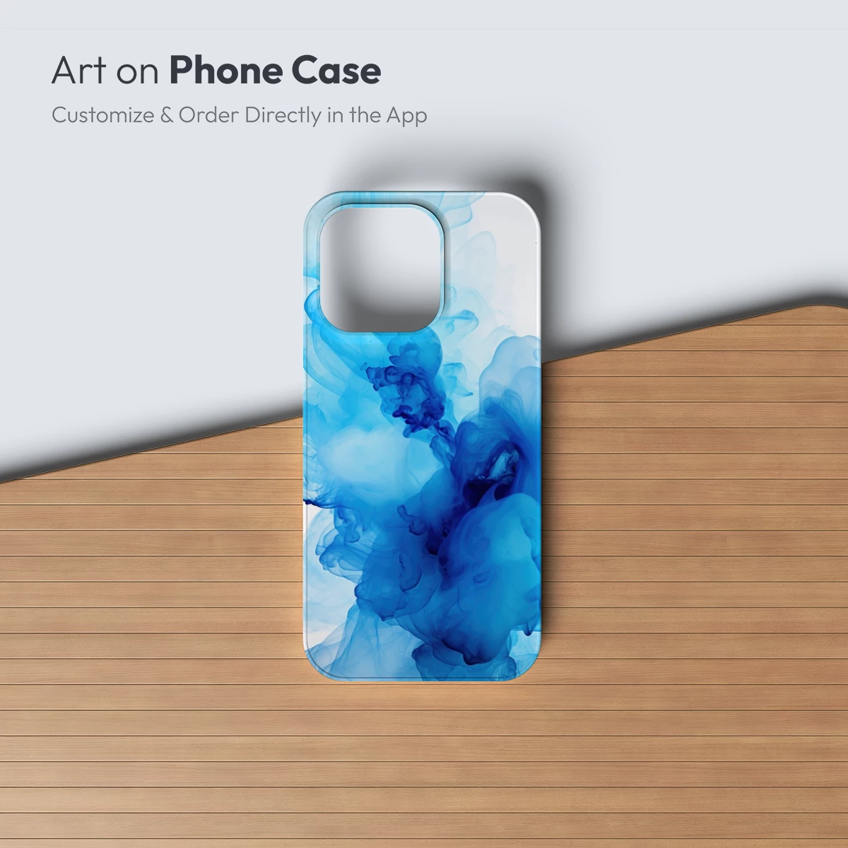 Blue Ink Elegance: Fluid Artistry in Motion - Image 3