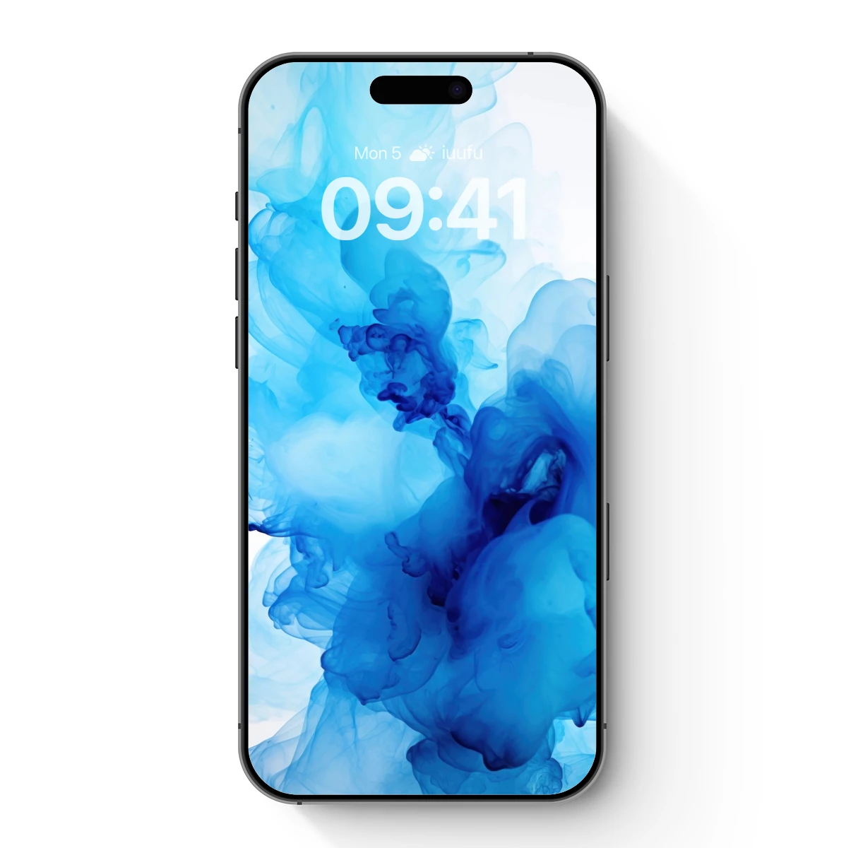 Blue Ink Elegance: Fluid Artistry in Motion