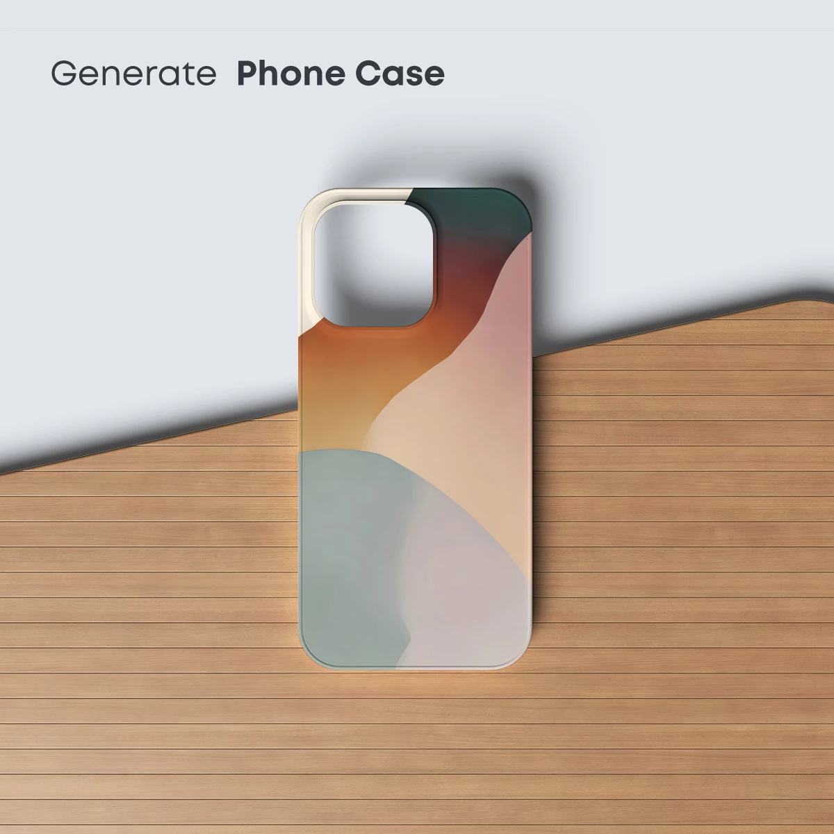 Abstract Fusion: Pastel Waves in Harmony - Image 3