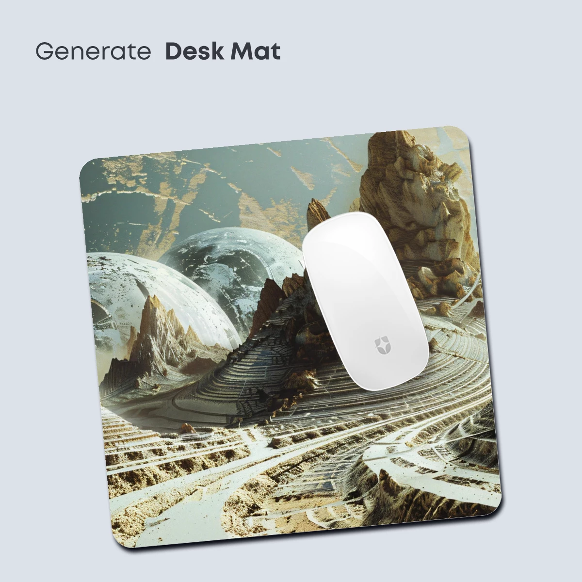 Alien Oasis: Futuristic Desert Landscape - Image 4