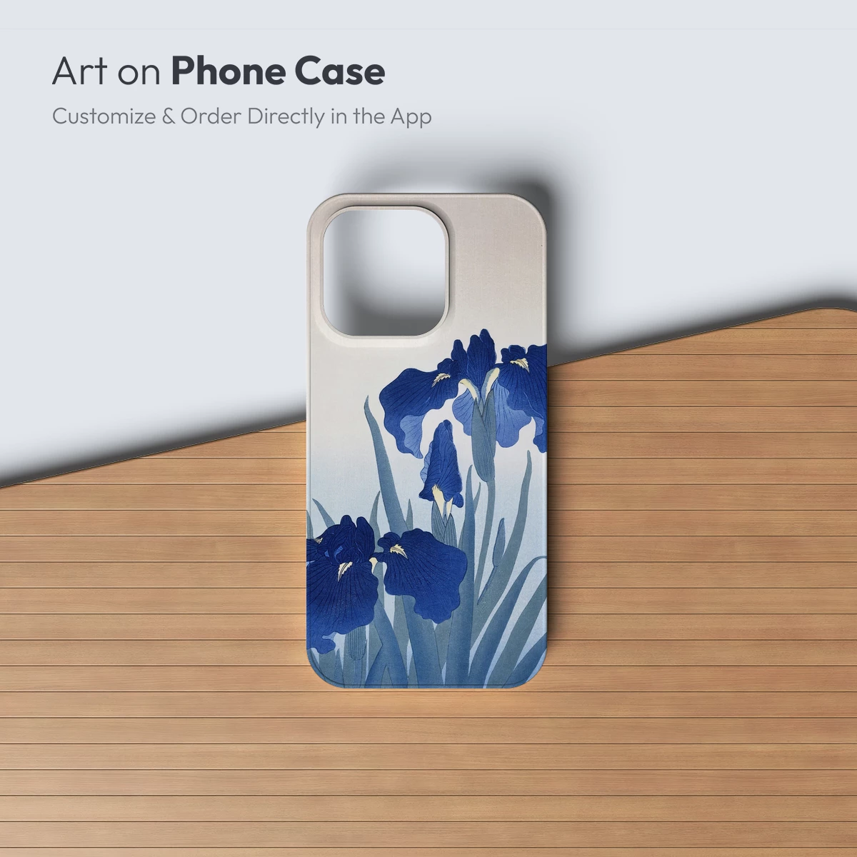Blue Iris Elegance: A Watercolor Symphony - Image 3