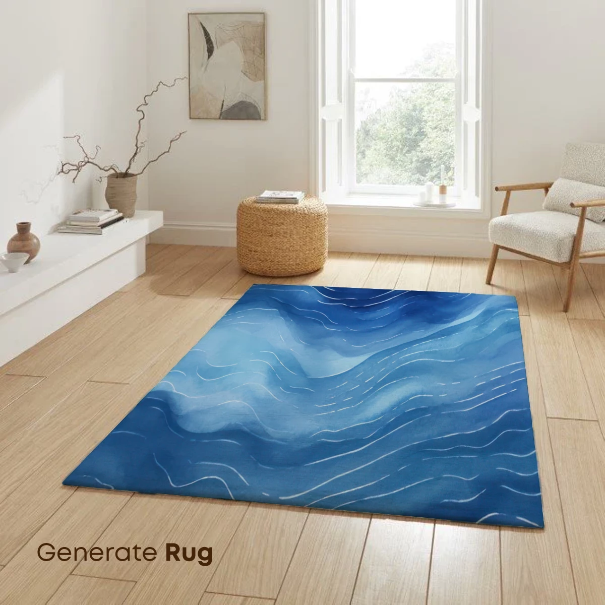 Oceanic Ripples: Abstract Blue Waves - Image 6