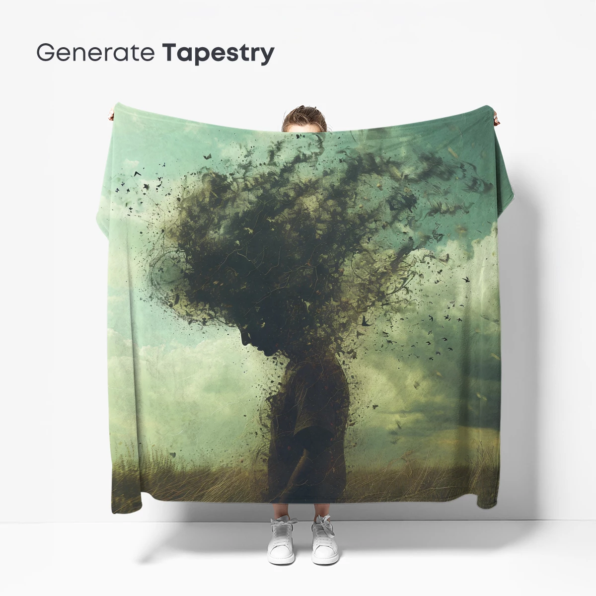 Dispersing Identity: Man Becomes a Whirlwind of Birds - Image 5