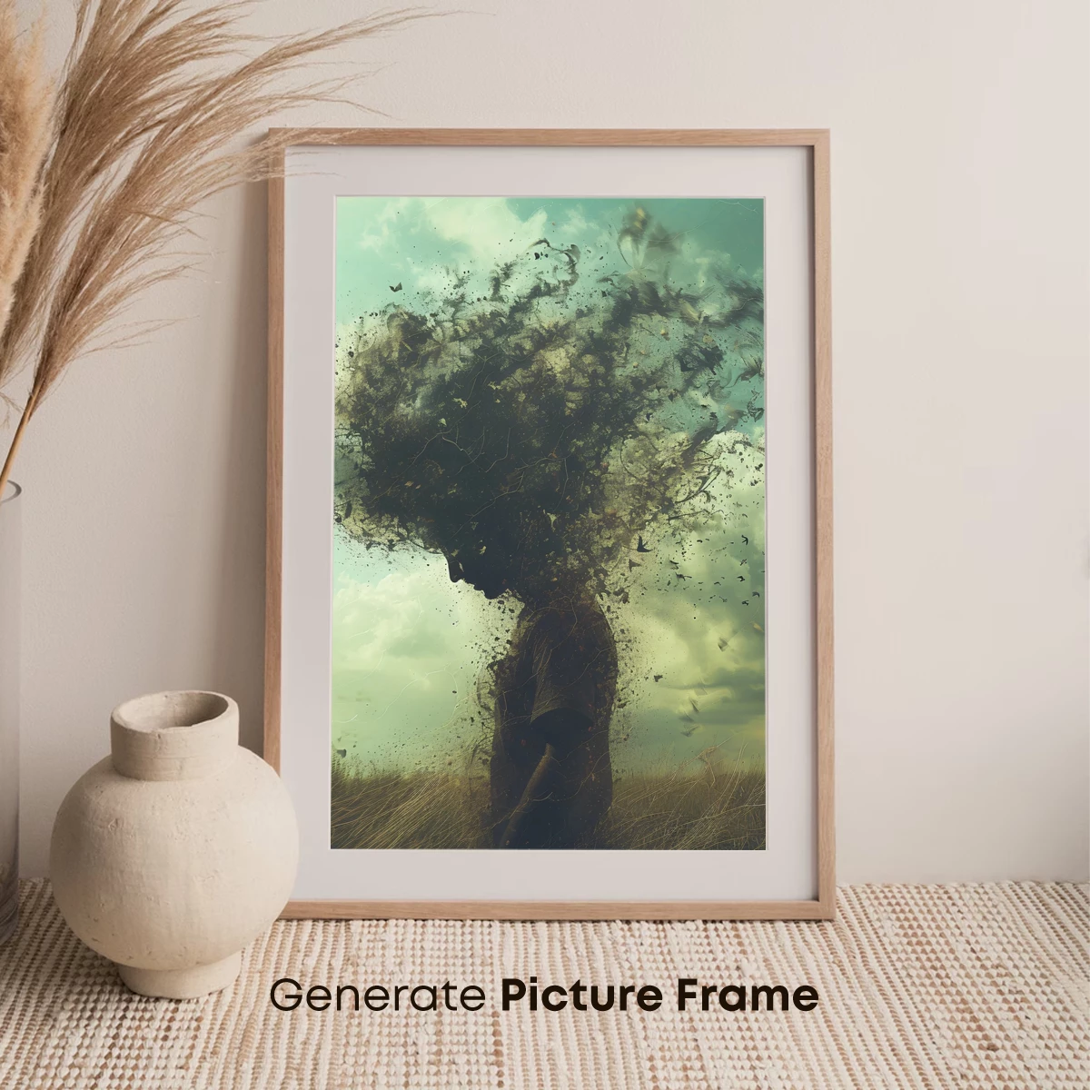 Dispersing Identity: Man Becomes a Whirlwind of Birds - Image 7