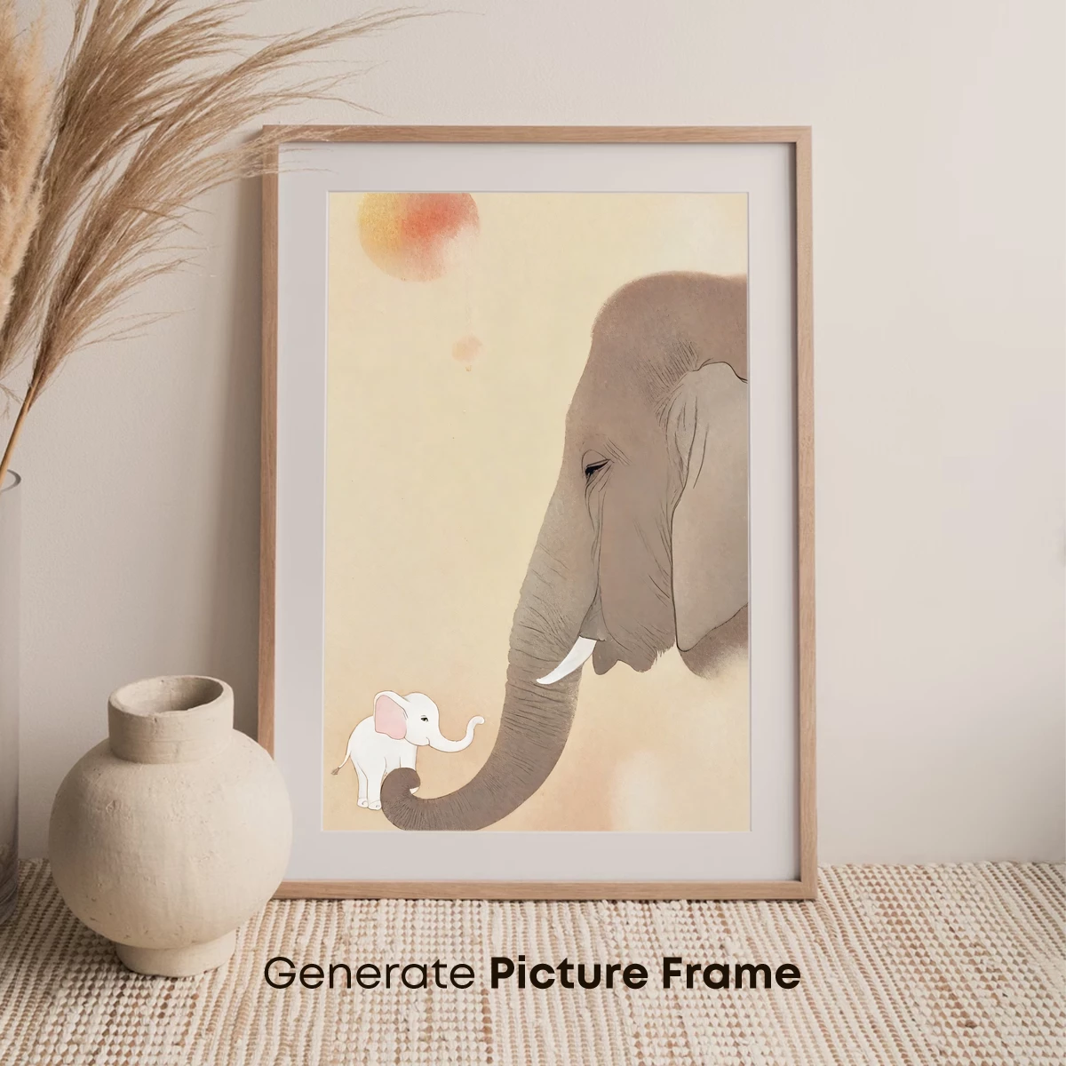 Gentle Giants: A Tender Elephant Embrace - Image 7