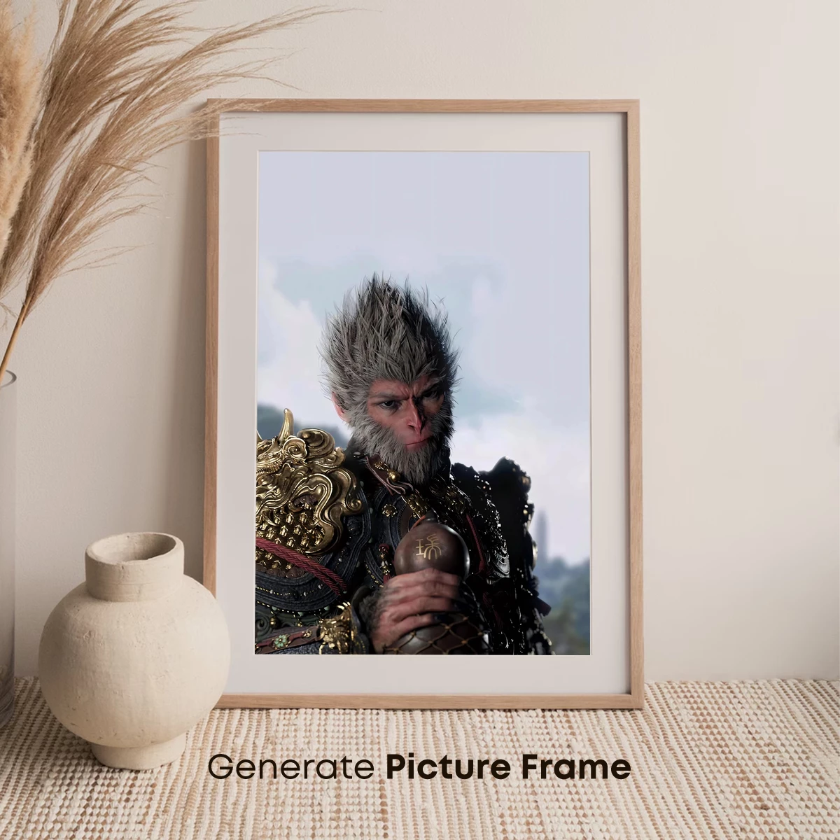 Epic Warrior Monkey: Mythic Armor and Divine Gourd - Image 7