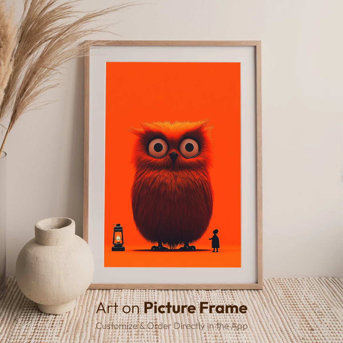 Giant Owl and Miniature World: Surreal Fantasy Art - Image 7