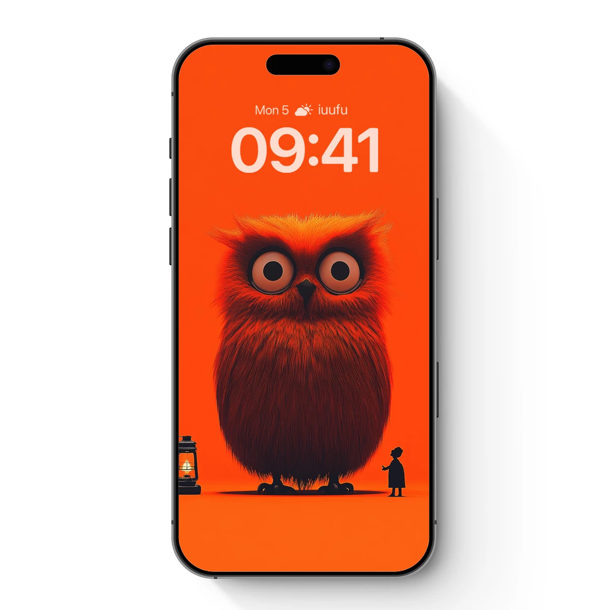 Giant Owl and Miniature World: Surreal Fantasy Art