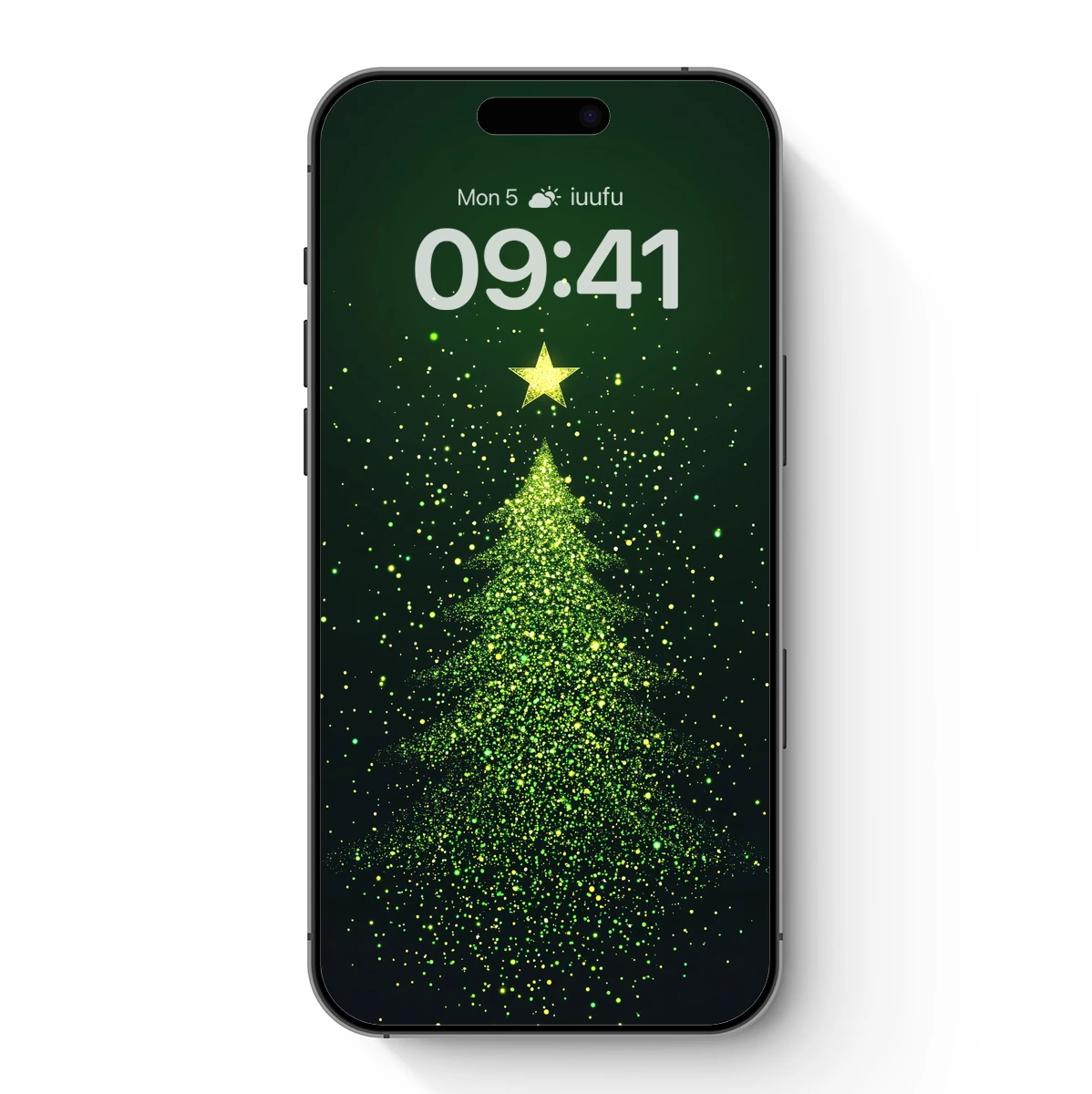 Glittering Star-Topped Christmas Tree