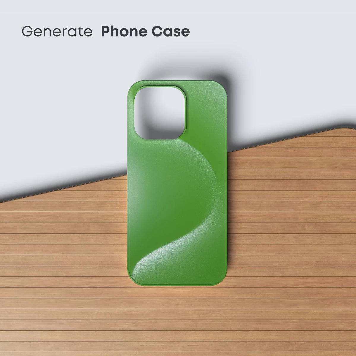 Green Swirl Elegance: Abstract Flow - Image 3