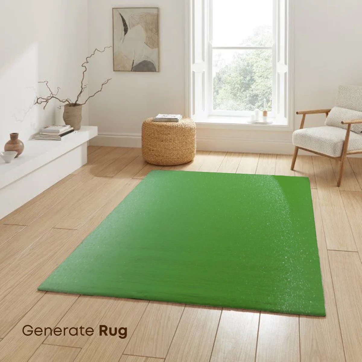 Green Swirl Elegance: Abstract Flow - Image 6