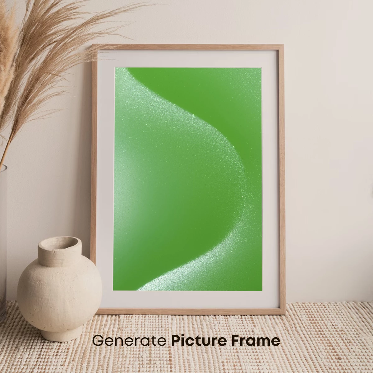 Green Swirl Elegance: Abstract Flow - Image 7