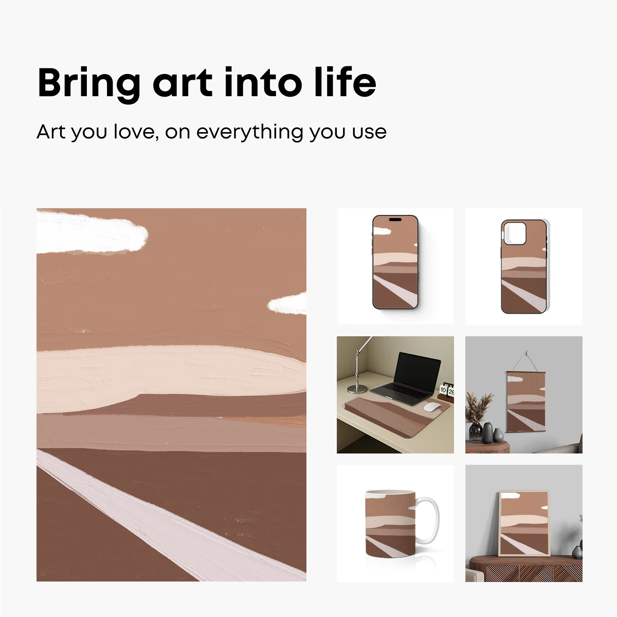 Abstract Brushstroke Symphony - Image 2