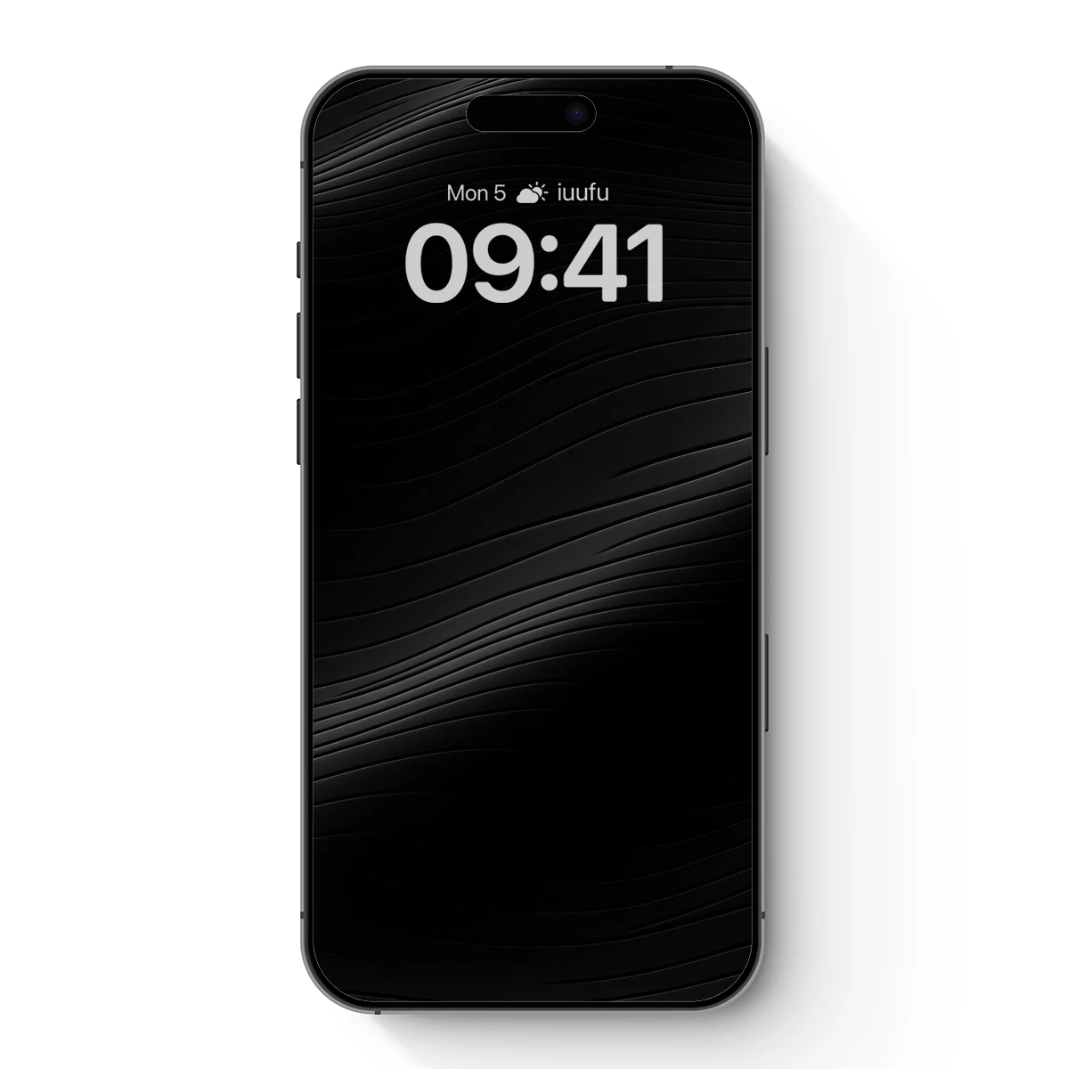 Elegant Black Waves: A Symphony of Shadows