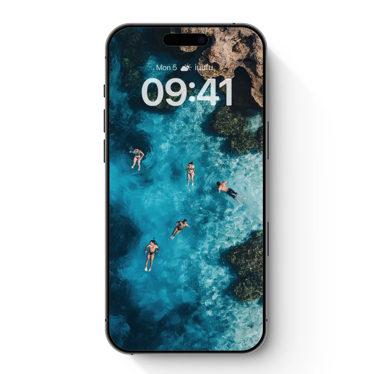 Aqua Serenity: Swimmers in Crystal Waters