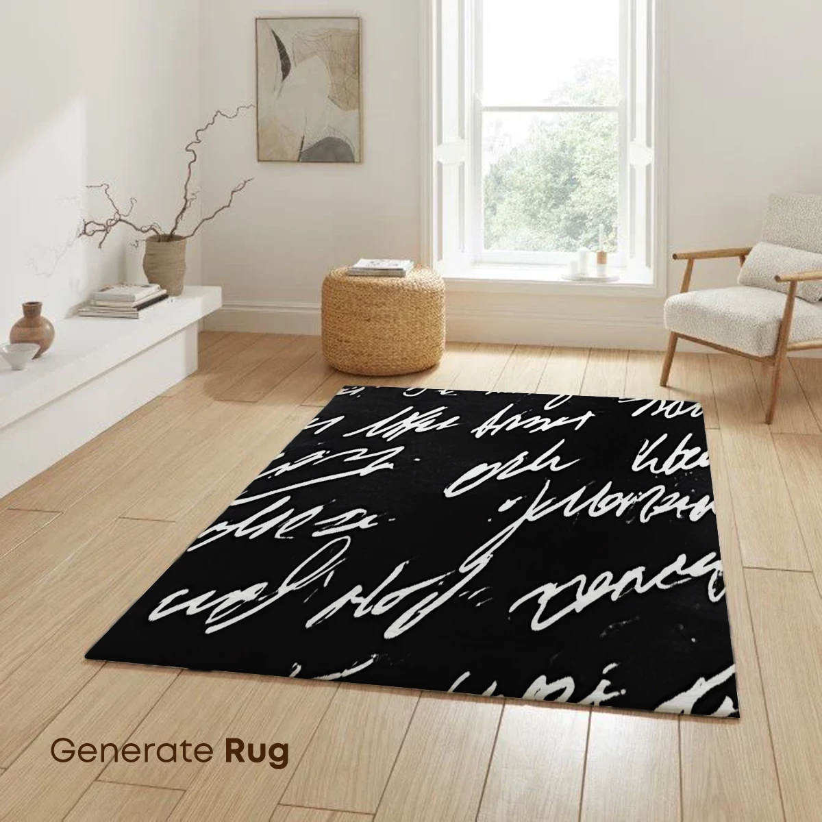 Elegant Cursive Whispers on Midnight Canvas - Image 6