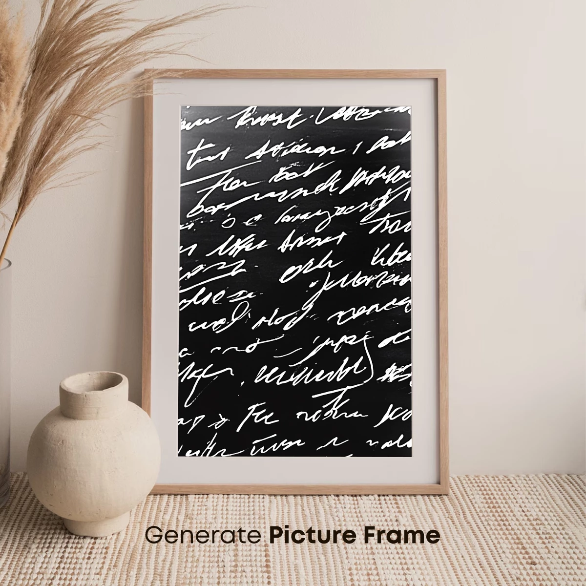 Elegant Cursive Whispers on Midnight Canvas - Image 7
