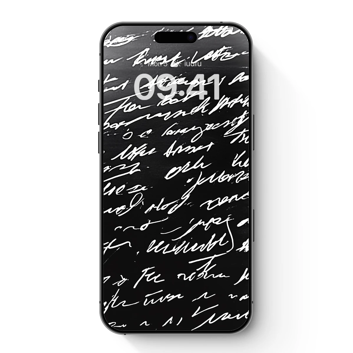 Elegant Cursive Whispers on Midnight Canvas