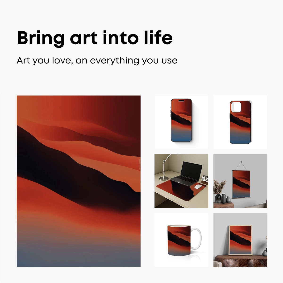 Crimson Dunes at Twilight - Image 2