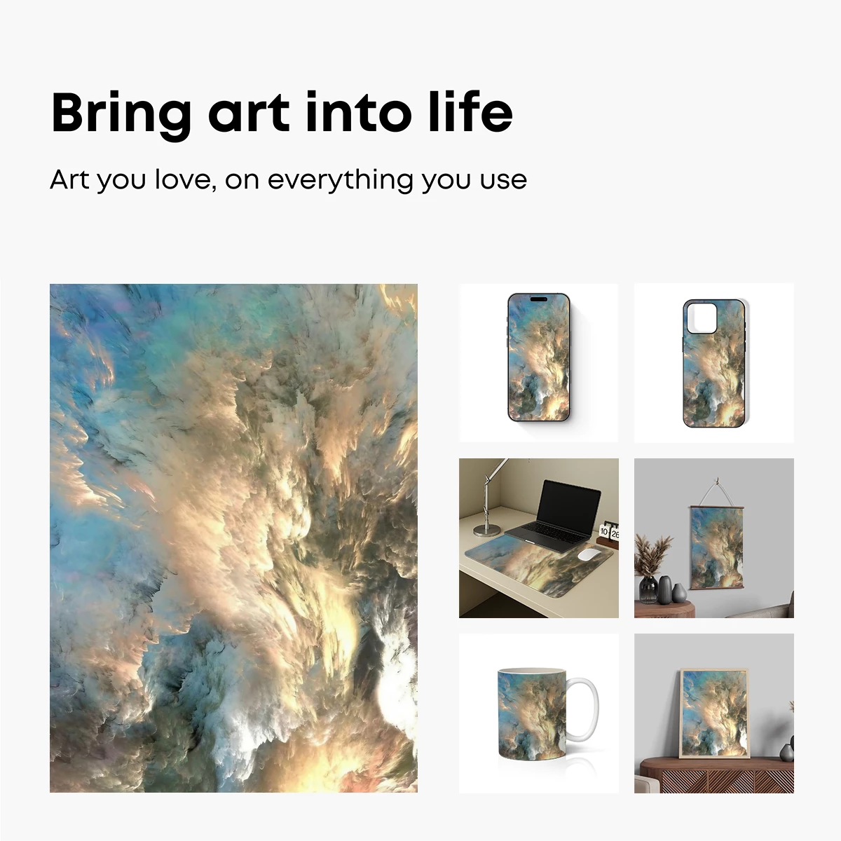 Ethereal Cloudscapes: A Symphony of Light and Shadow - Image 2