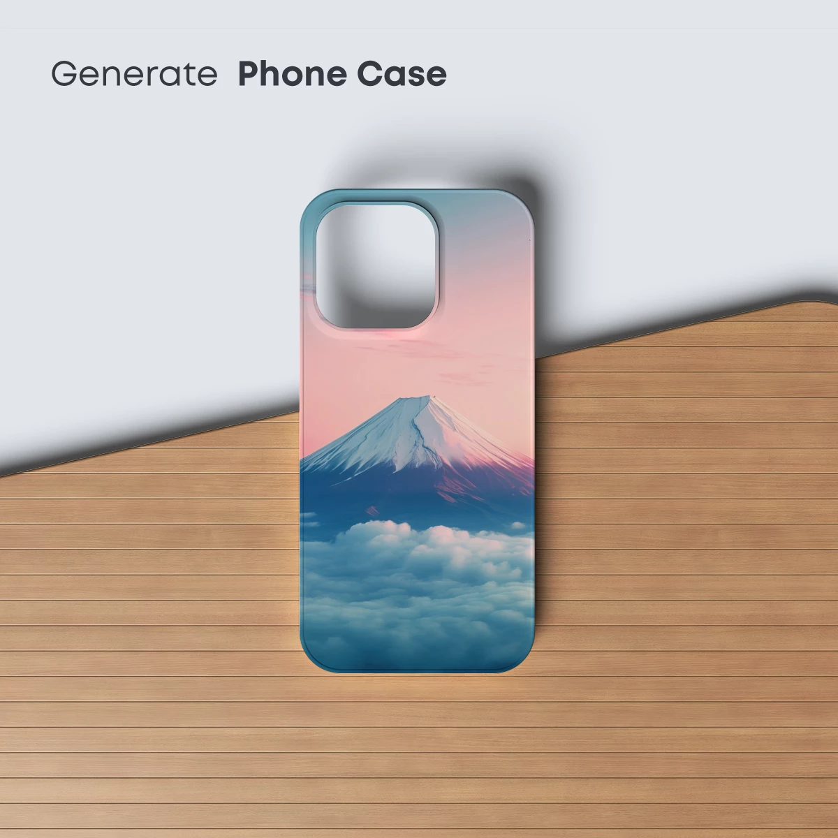 Fuji's Dreamy Dawn: Clouds and Pink Skies - Image 3