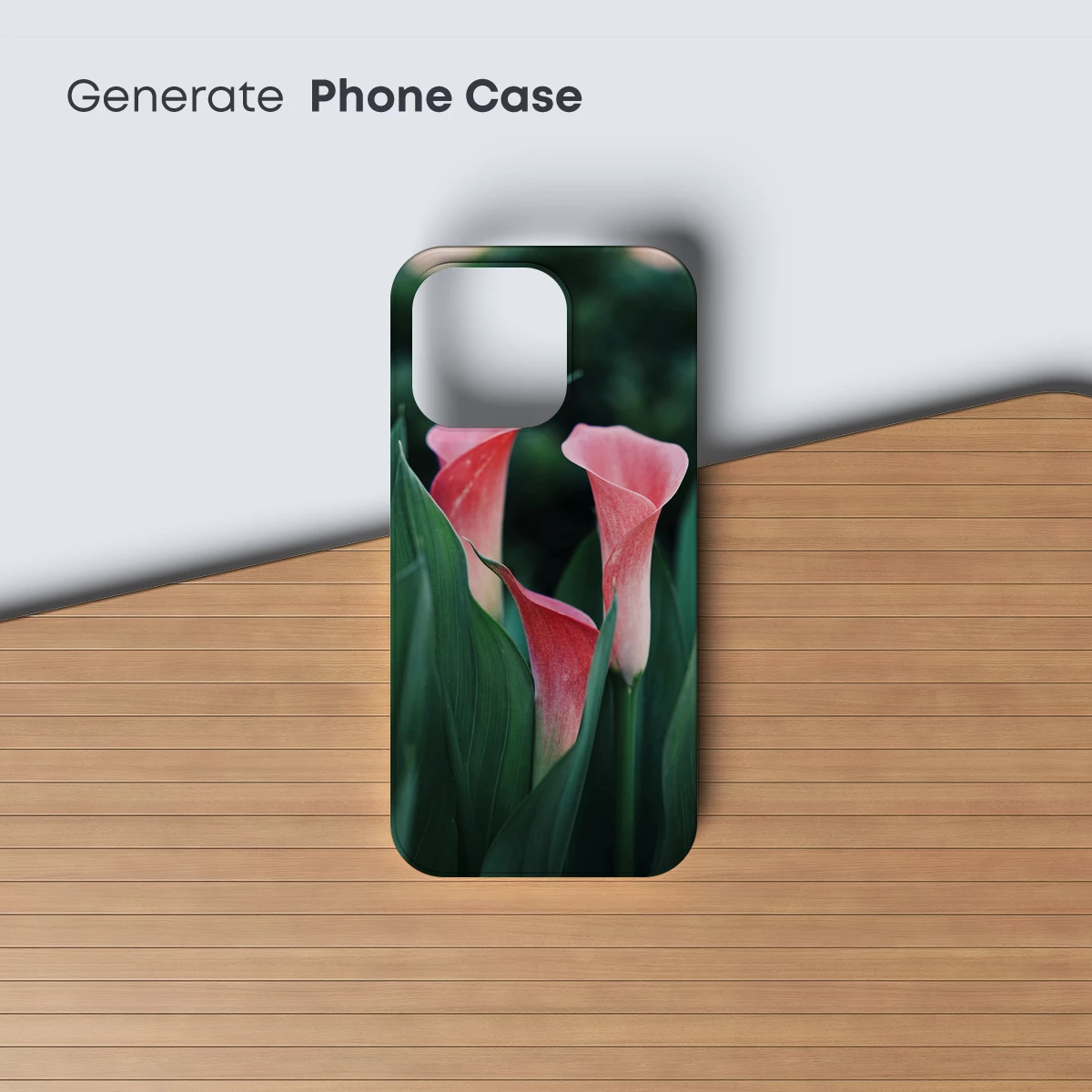 Blush Calla Lilies in Verdant Embrace - Image 3