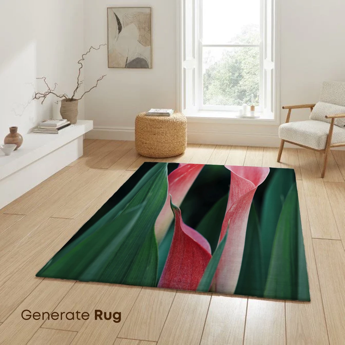 Blush Calla Lilies in Verdant Embrace - Image 6