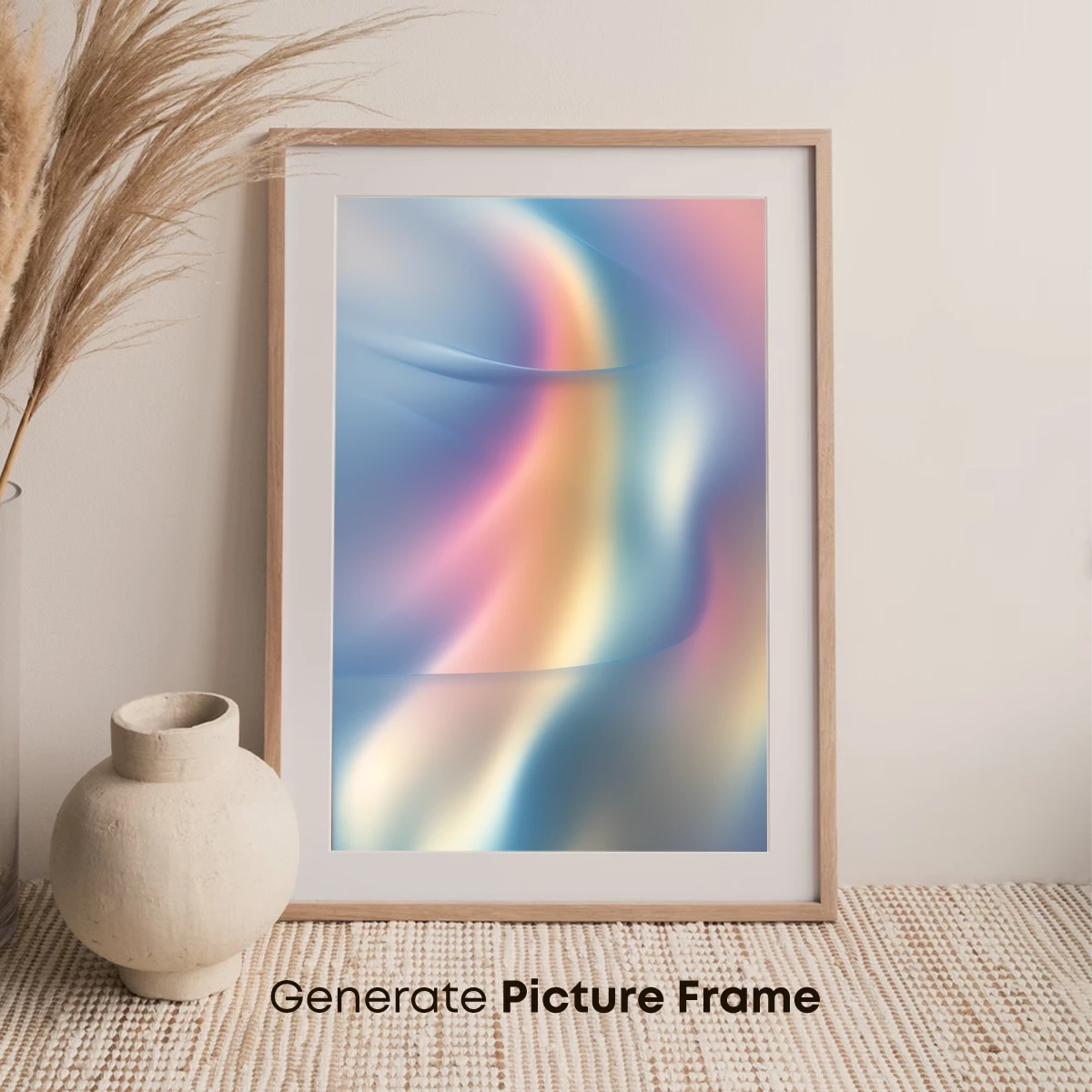 Ethereal Silk Symphony: A Dance of Pastel Waves - Image 7