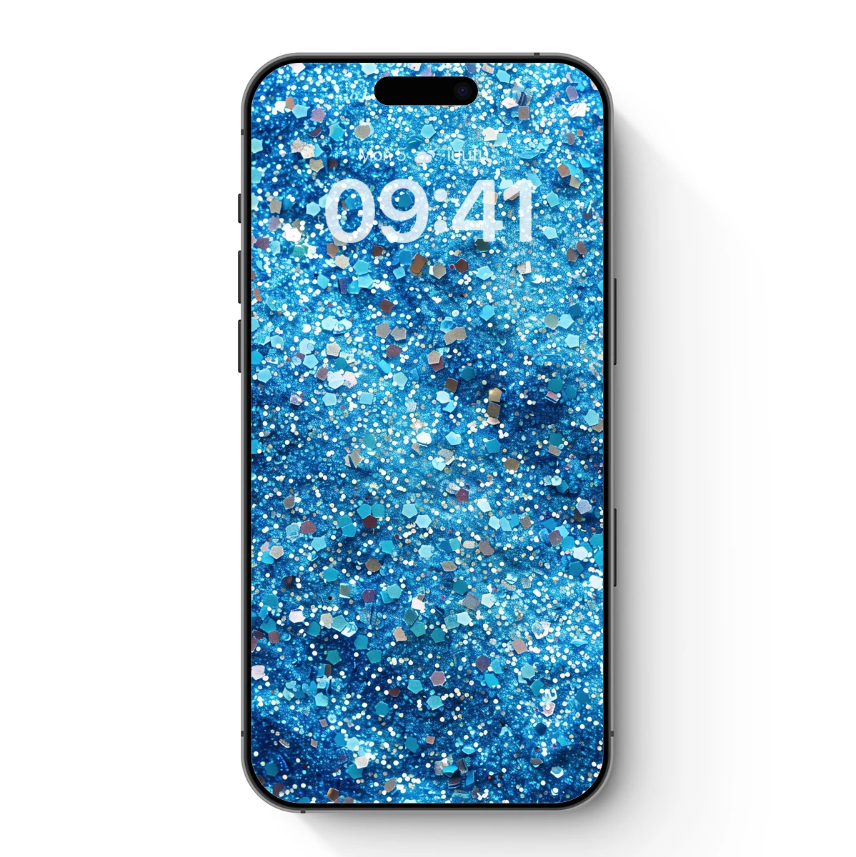 Glittering Blue Abyss: A Symphony of Sparkles